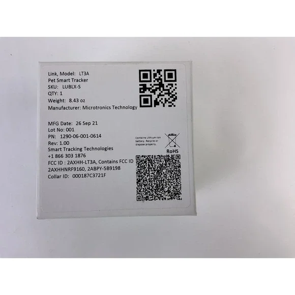 Link Pet Smart Tracker LT3A GPS Activity Monitor Dog Cat Collar Device - Picture 6 of 6